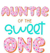 Auntie of The Sweet One First Birthday Matching Family Donut Performance Fleece Hoodie