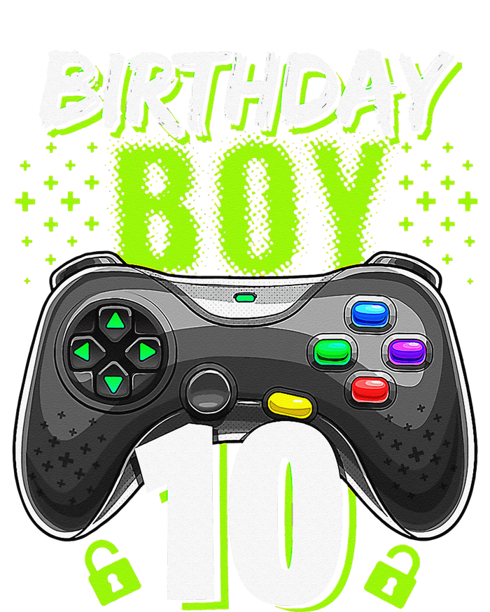 Birthday 10 Video Game Controller Gamer 10th Birthday T-Shirt