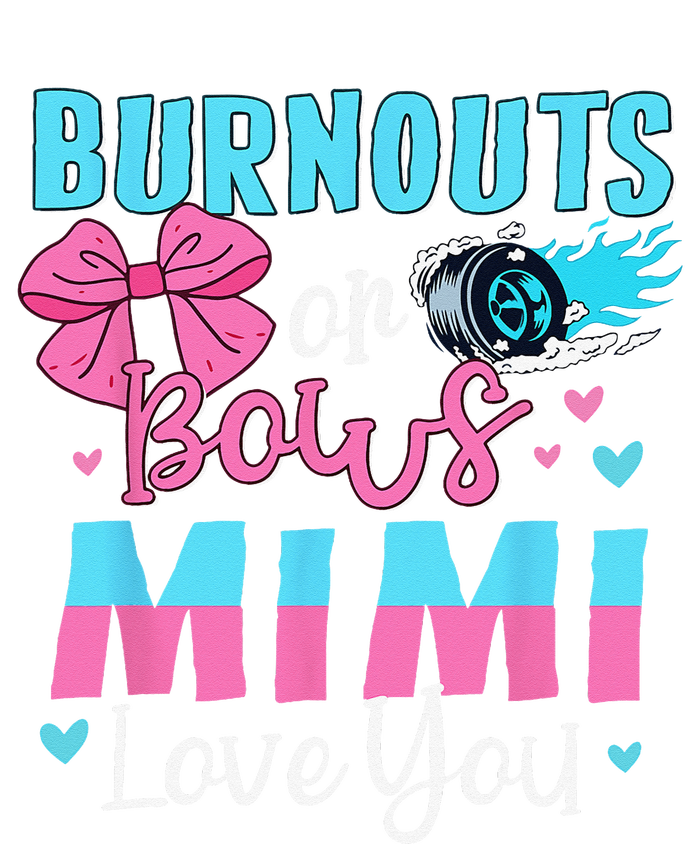 Burnouts Or Bows Mimi Loves You Gender Reveal Grandma Sweatshirt Cinch Pack Bag