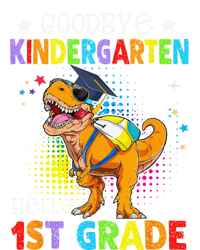 Goodbye Kindergarten Graduation Hello First Grade Dinosaur Toddler Hoodie