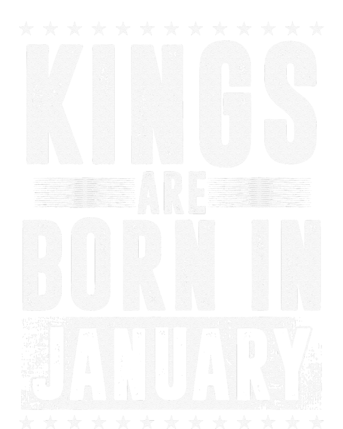 Kings Are Born In January Zodiac Sign Capricorn Month Gift Premium T-Shirt