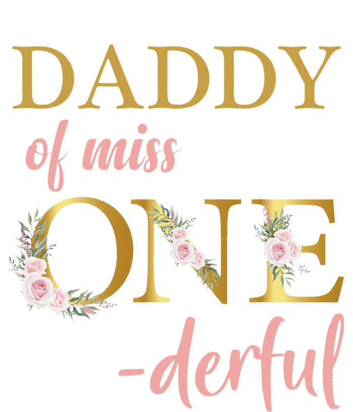 Daddy of Miss One Derful 1st Birthday 1st Birthday Kids Hoodie