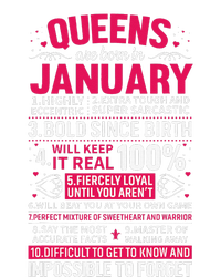 Queens Are Born in January Birthday Gifts Sustainable Bucket Hat