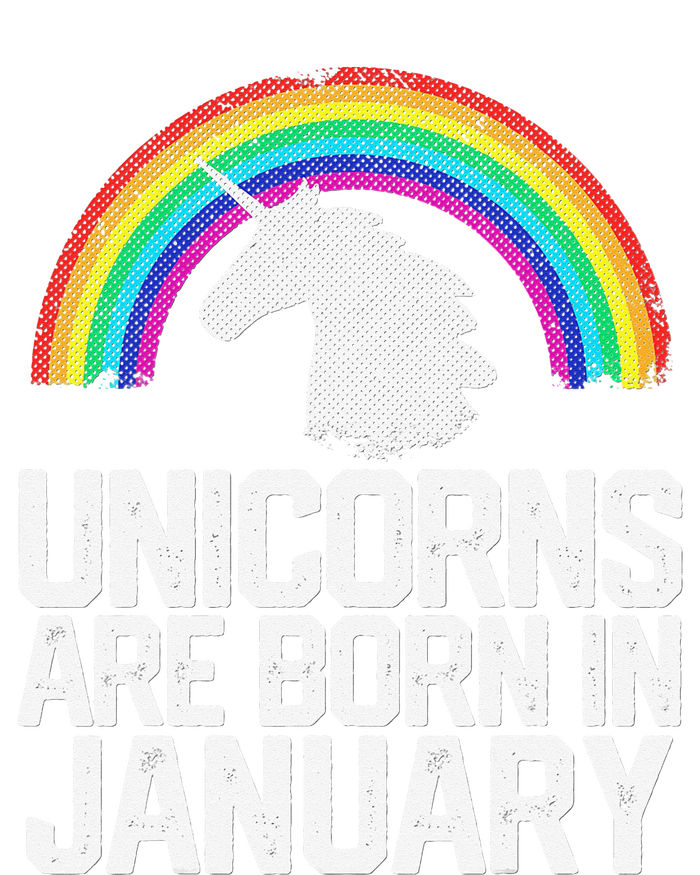 Unicorns Are Born In January Birthday Gift Wo Baby Bodysuit