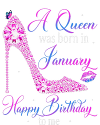 A Queen Was Born In January Happy Birthday To Me High Heel Kids Hoodie