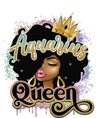 Aquarius Black Queen January February Birthday Poster