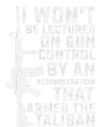 I Won't Be Lectured On Gun Control By An Administration Womens CVC Long Sleeve Shirt