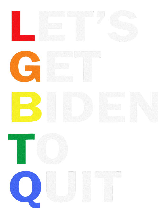 Funny LGBTQ Anti Biden Let's Get Biden To Quite T-Shirt