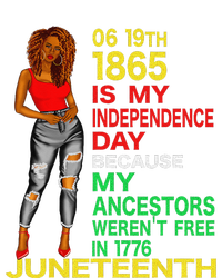 Happy Juneteenth Is My Independence Day Free Black  T-Shirt