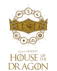 House of the Dragon Group Shot House Crests Crown V2 Women's Knotted Racerback Tank