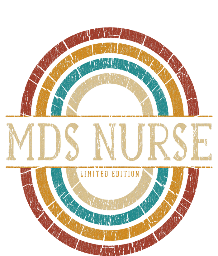 Mds Nurse Nursing Vintage retro Full Zip Hoodie