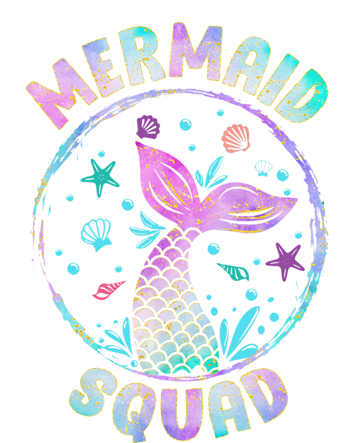 Mermaid Squad Themed Birthday Party Mermaids Family Matching Tie Dye Hoodie