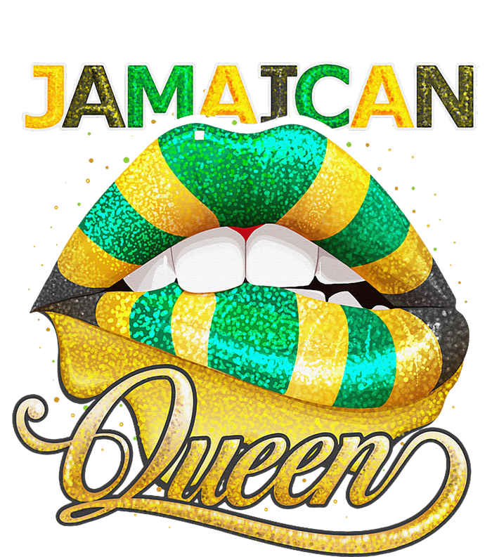 Jamaican Flag Lips  Jamaican Queen Jamaica Ladies PosiCharge Competitor Racerback Tank