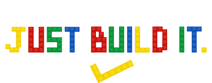 Just Build It Master Builder Building Block Flexfit Unipanel Trucker Cap