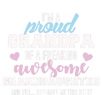 Proud Grandpa Of An Awesome Granddaughter Cool Gift Baby Long Sleeve Bodysuit