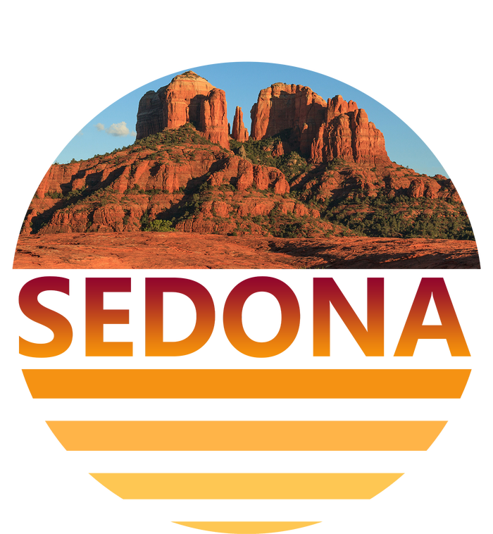 Retro Vintage Sedona Arizona Az Sunset Gift Sustainable Bucket Hat