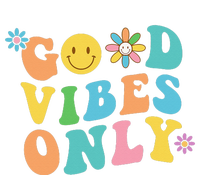 Retro Good Vibes Only Inspirational Positive Inspired T-Shirt