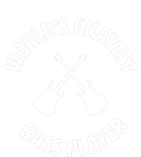 Worlds Okayest Bass Player Bassist Bass Guitar Softstyle Adult Sport Polo