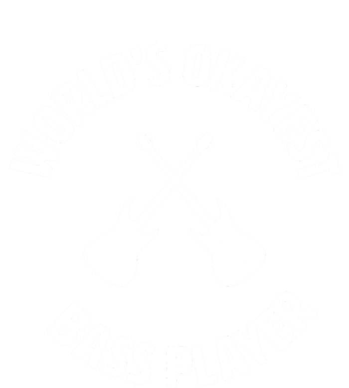 Worlds Okayest Bass Player Bassist Bass Guitar Softstyle Adult Sport Polo