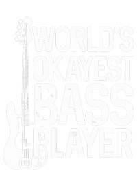 Worlds Okayest Bass Player Bassists Musician Infant Baby Jersey Bodysuit