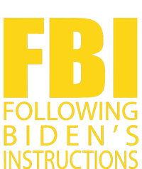 Fbi Following Biden’s Instructions Performance Long Sleeve Polo