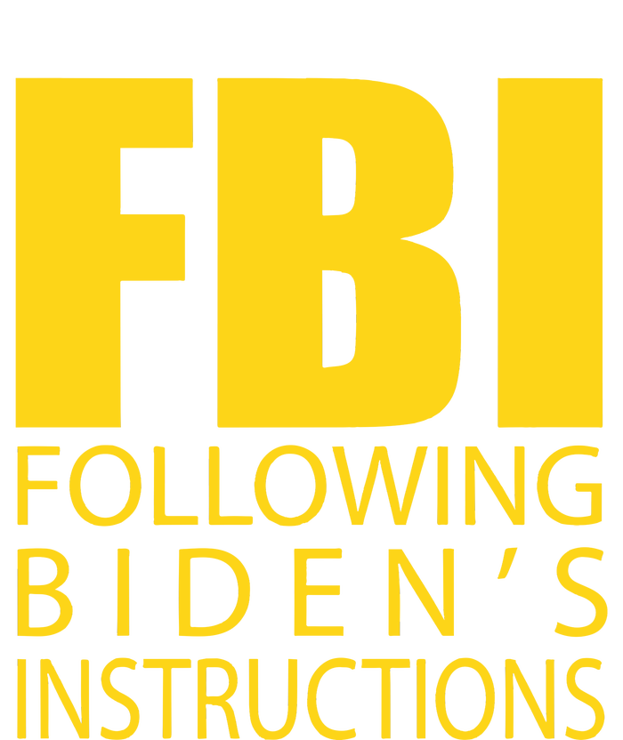 Fbi Following Biden’s Instructions Performance Long Sleeve Polo