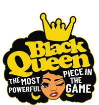 Black Queen The Most Powerful Piece In The Game African Afro Women's Perfect Tri Tunic Long Sleeve Shirt