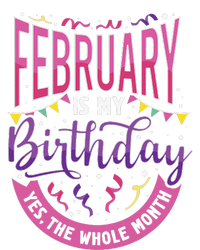 February Birthday Wo Funny February is my Birthday Flat Bill Trucker Hat