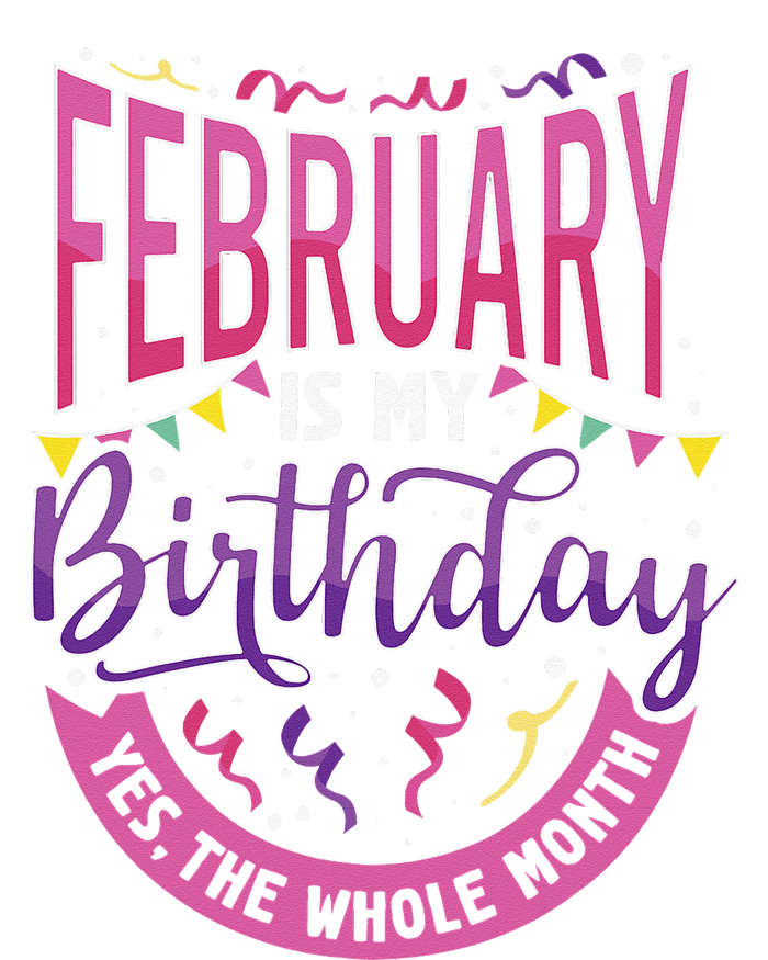 February Birthday Wo Funny February is my Birthday Flat Bill Trucker Hat