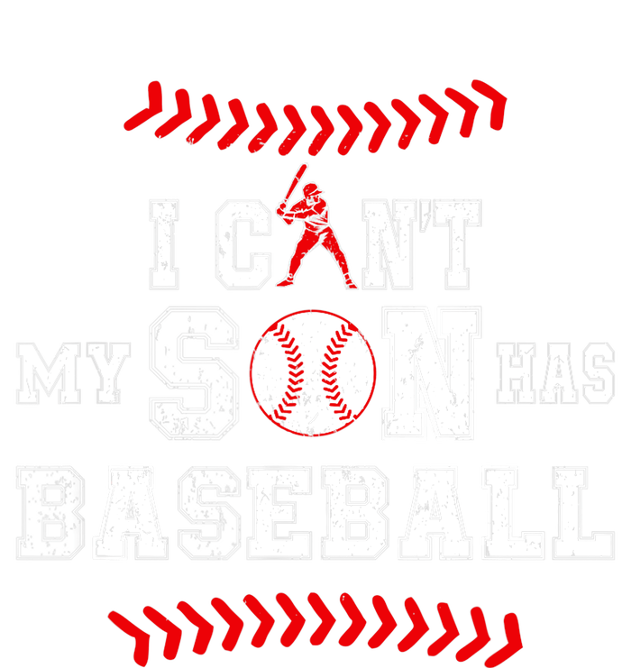 I Can't My Son Has Baseball Sports Funny Baseball Dad Mom Tie-Dye T-Shirt