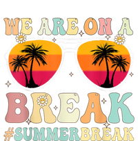 We Are On A Break Teacher Retro Groovy Summer Break Teachers City Backpack