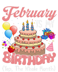 February Is My Birthday Yep The Whole Month Birthday Gift Tie-Dye Long Sleeve Shirt