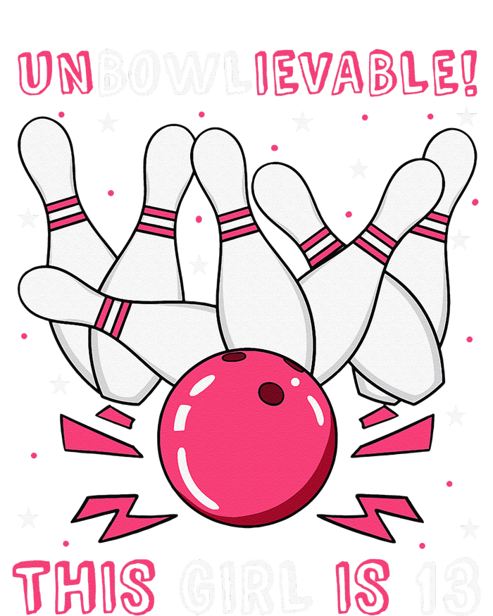 Unbowlievable! This Is 13 Birthday Bowling Party 13th Sustainable Bucket Hat