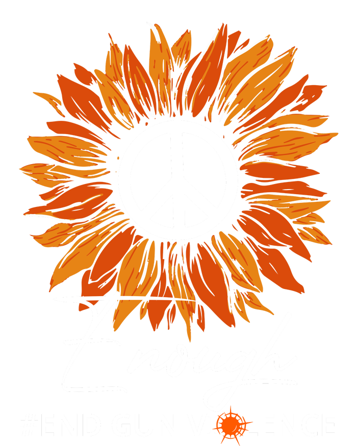 Wear Orange Sunflower Enough End Gun Violence Valucap Bio-Washed Visor