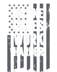 No One Cares Work Harder Motivational Workout Gym - ON BACK Tall Long Sleeve T-Shirt