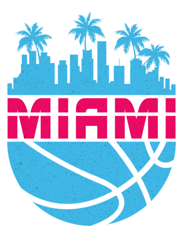 Vintage Miami Florida Retro Basketball I Miami T-Shirt