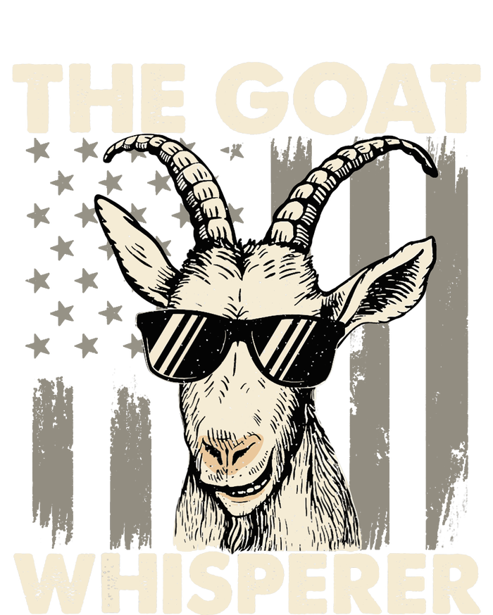 The Goat Whisperer - USA American Flag Farm Animal Lover T-Shirt