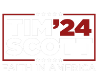 Tim Scott 2024 For President Election Campaign Republican Kids T-Shirt