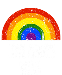 Rainbow Love Always Wins Vintage Equality Pride Huity Funny Gift Coaster