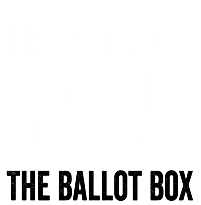 Ill Be Taking My Thoughts And Prayers To The Ballot Box Ladies PosiCharge Competitor Racerback Tank