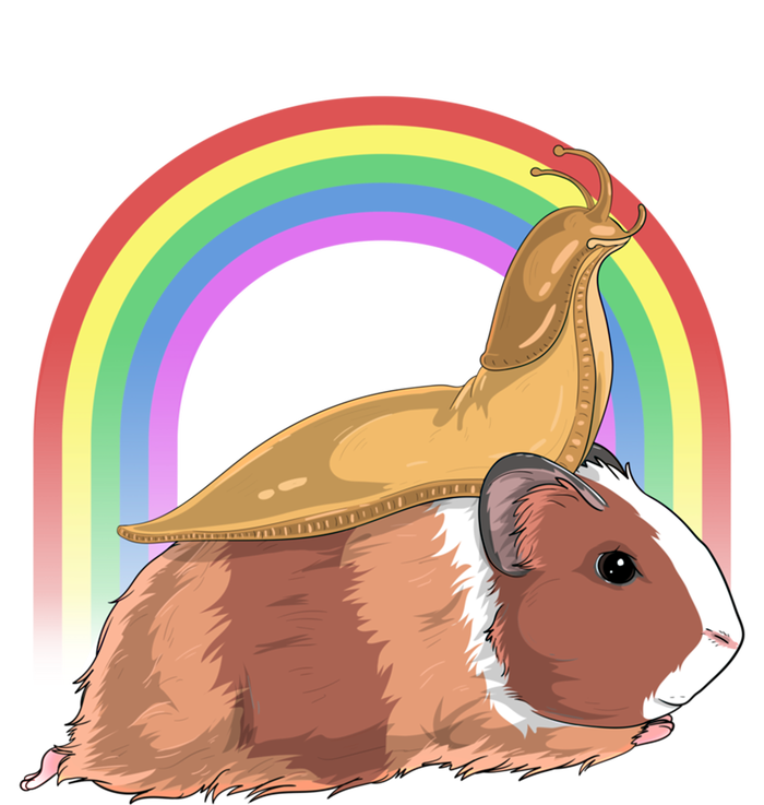 Banana Slug Riding Guinea Pig Rainbow Cute Magical Animal Gift Premium Hoodie