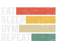 Bodybuilder Workout Funny Vintage Eat Sleep Gym Repeat Gift T-Shirt