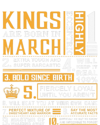 Birthday Gifts Kings are Born In March Valucap Bio-Washed Visor