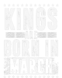 Kings Are Born In March Month Zodiac Sign Pisces Aries Gift T-Shirt