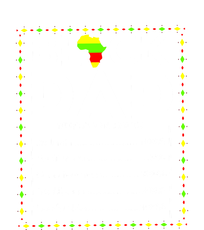 Juneteenth Black King Nutritional Facts Melanin Men Fathers Day Gifts T-Shirt