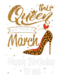 Leopard This Queen Was Born In March Happy Birthday Mesh Reversible Basketball Jersey Tank