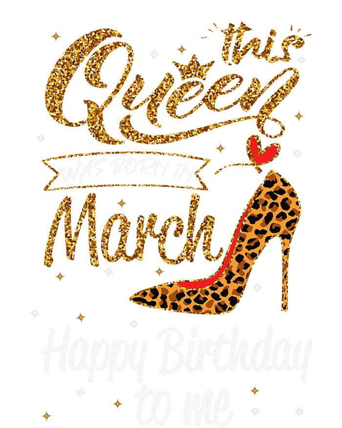 Leopard This Queen Was Born In March Happy Birthday Mesh Reversible Basketball Jersey Tank