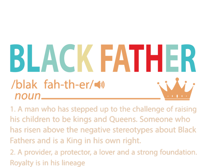 Black Father Noun Fathers Day Gifts Classic Gifts T-Shirt