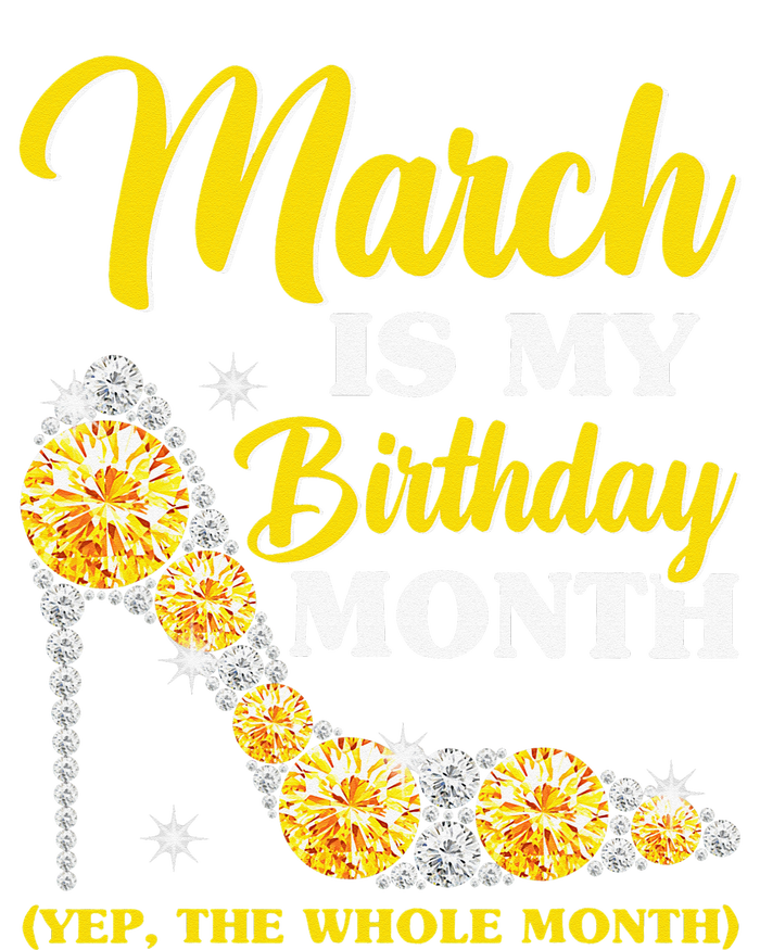 March Birthday Wo Yep The Whole Month Bling Grommeted Golf Towel