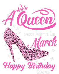 Queens Are Born In March Gift Funny March Birthday wo Kids Hoodie